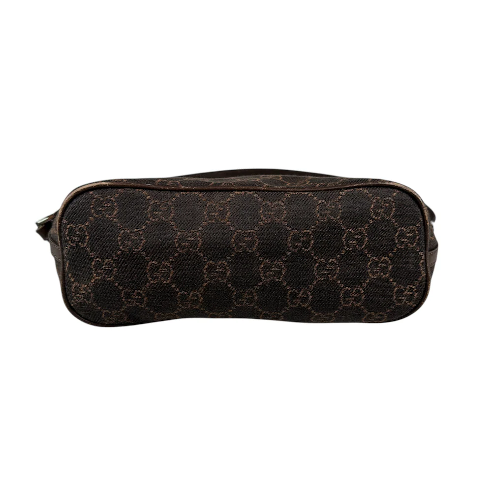 GUCCI GG CANVAS BOAT POCHETTE - BROWN - Image 3