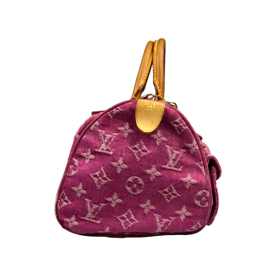 LOUIS VUITTON NEO DENIM SPEEDY HANDBAG - Image 4