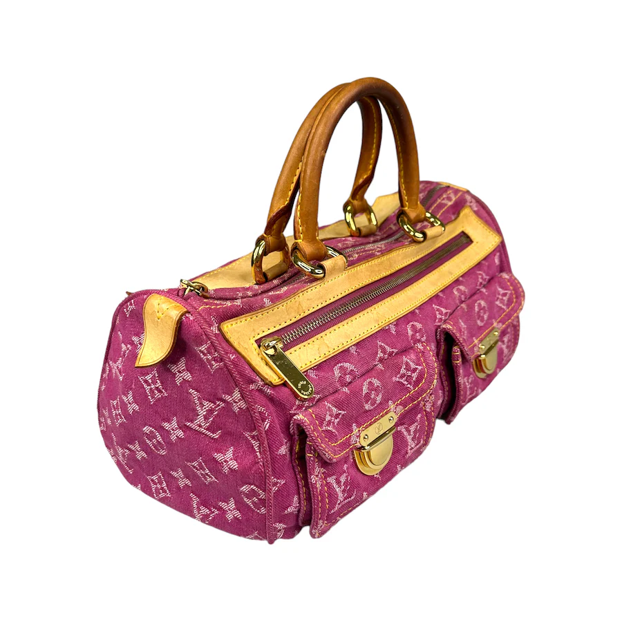 LOUIS VUITTON NEO DENIM SPEEDY HANDBAG - Image 5