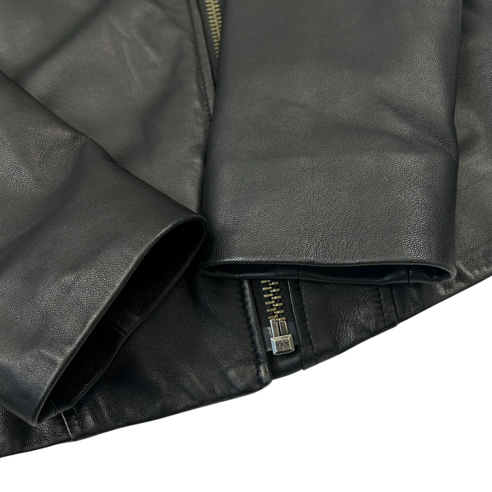 HELMUT LANG LEATHER HOODED JACKET - Image 6