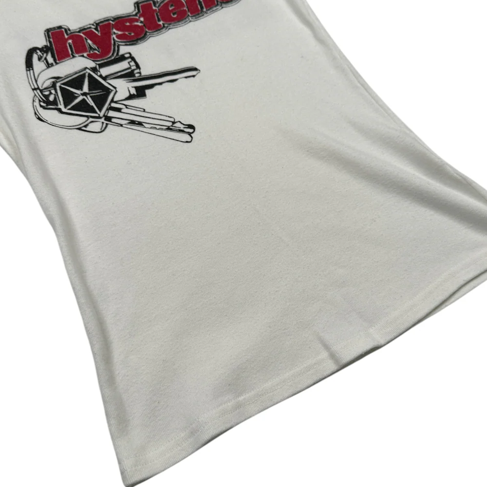 HYSTERIC GLAMOUR 'KEYS' TANK TOP - WHITE - Image 5