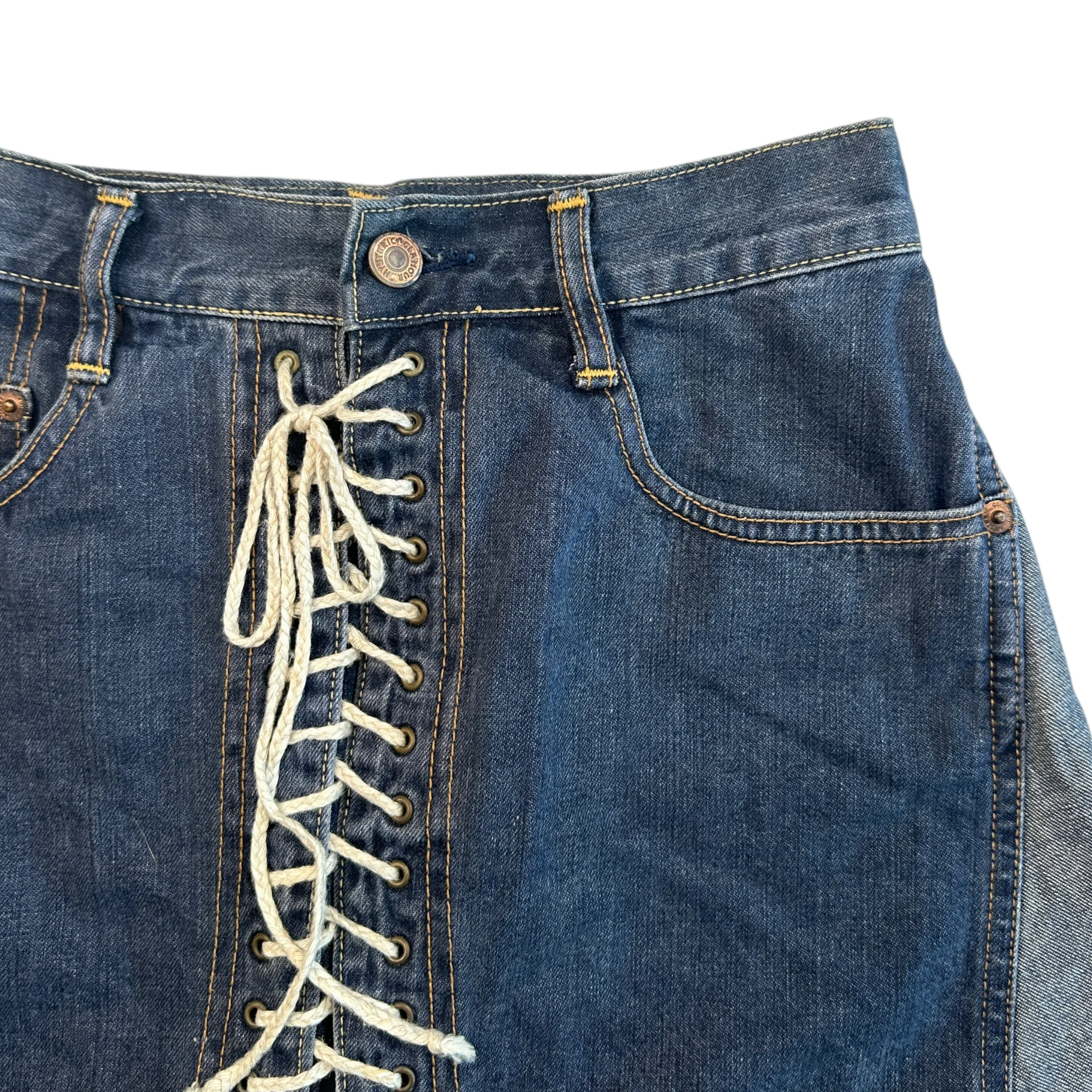 HYSTERIC GLAMOUR KINKY JEANS DENIM SKIRT - Image 3