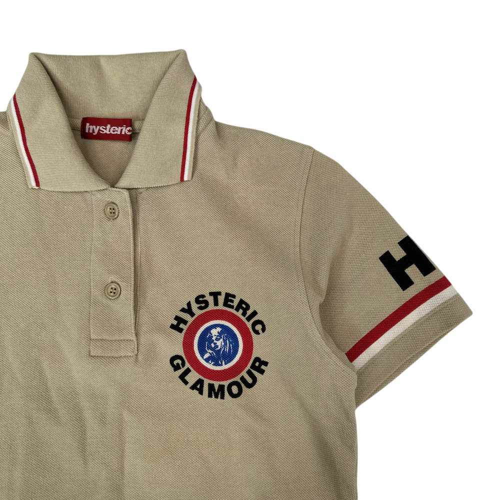 HYSTERIC GLAMOUR POLO SHIRT - BEIGE - Image 3