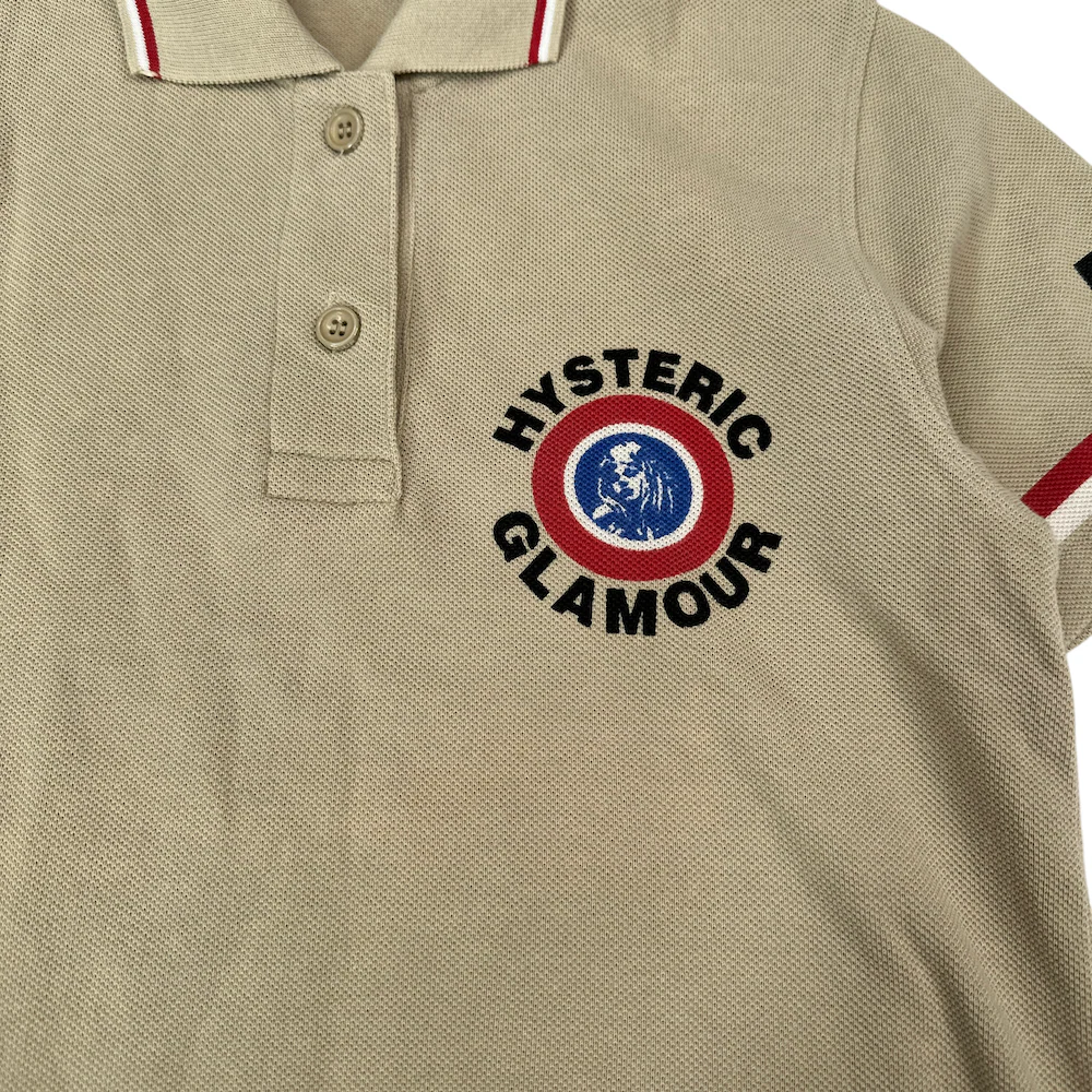 HYSTERIC GLAMOUR POLO SHIRT - BEIGE - Image 4