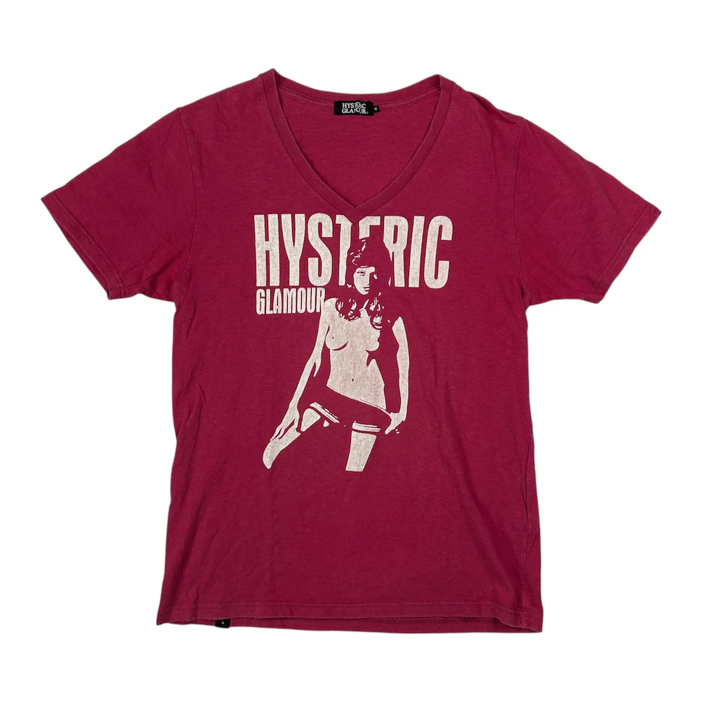 HYSTERIC GLAMOUR V NECK T-SHIRT