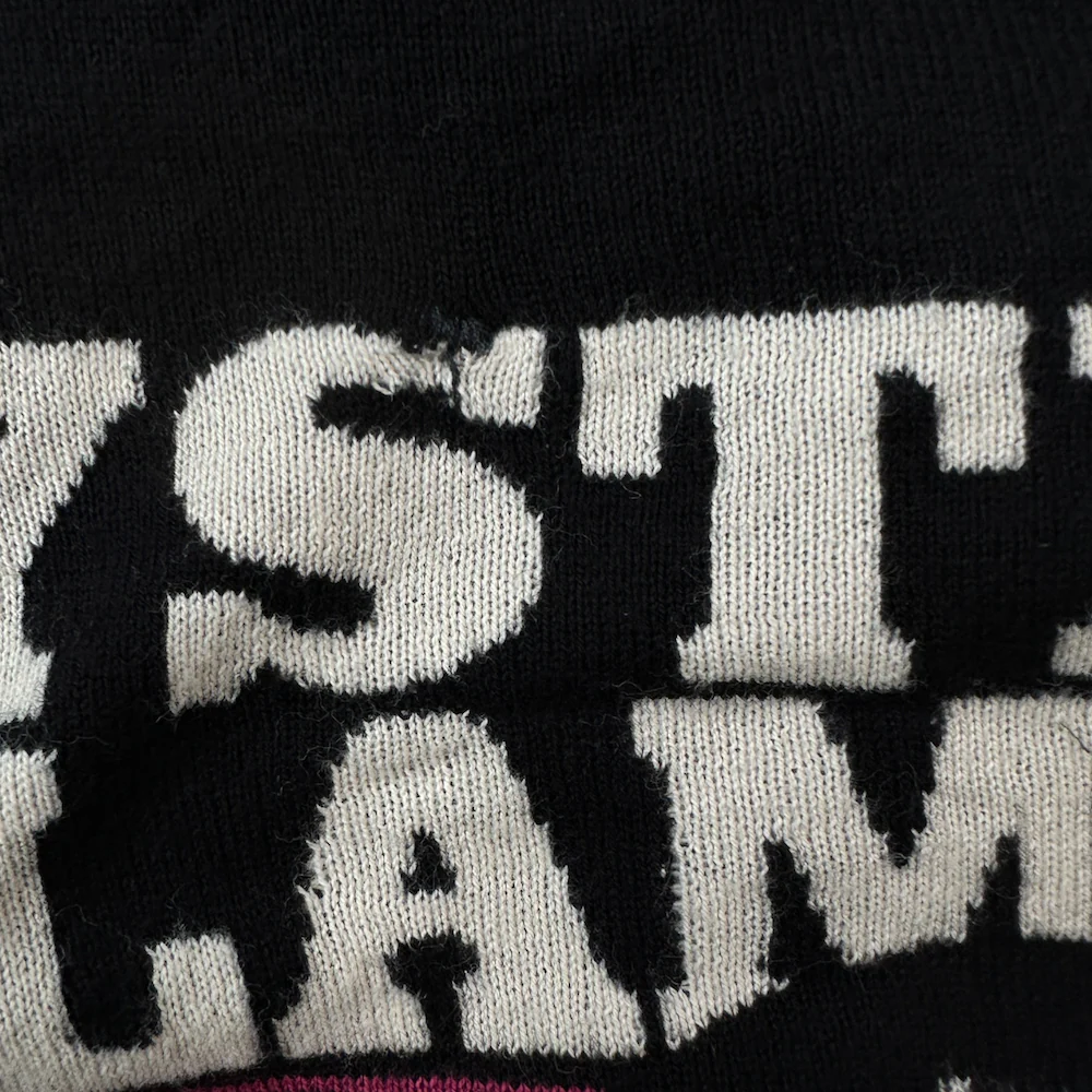 HYSTERIC GLAMOUR 'VIP CLUB' ZIP HOODIE - BLACK/PINK - Image 3