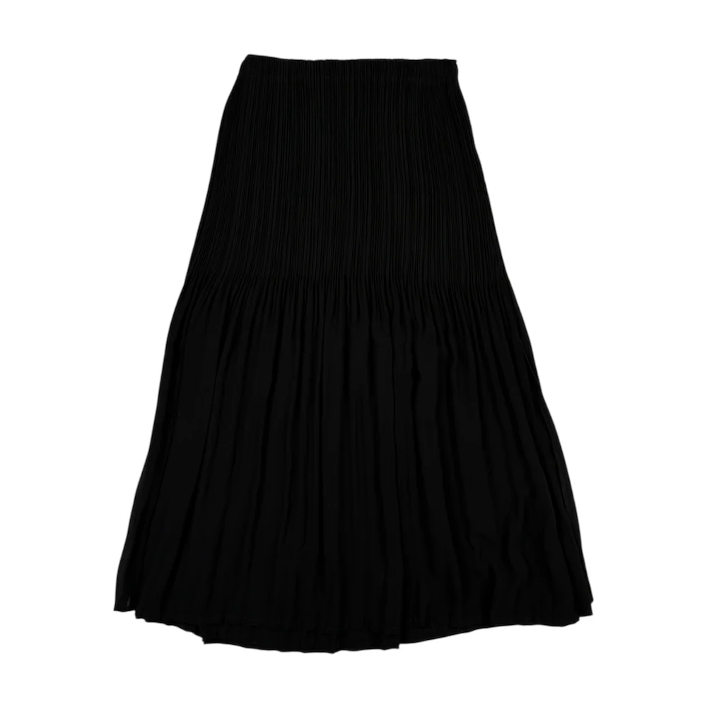 ISSEY MIYAKE FETE PLEATED SKIRT - BLACK