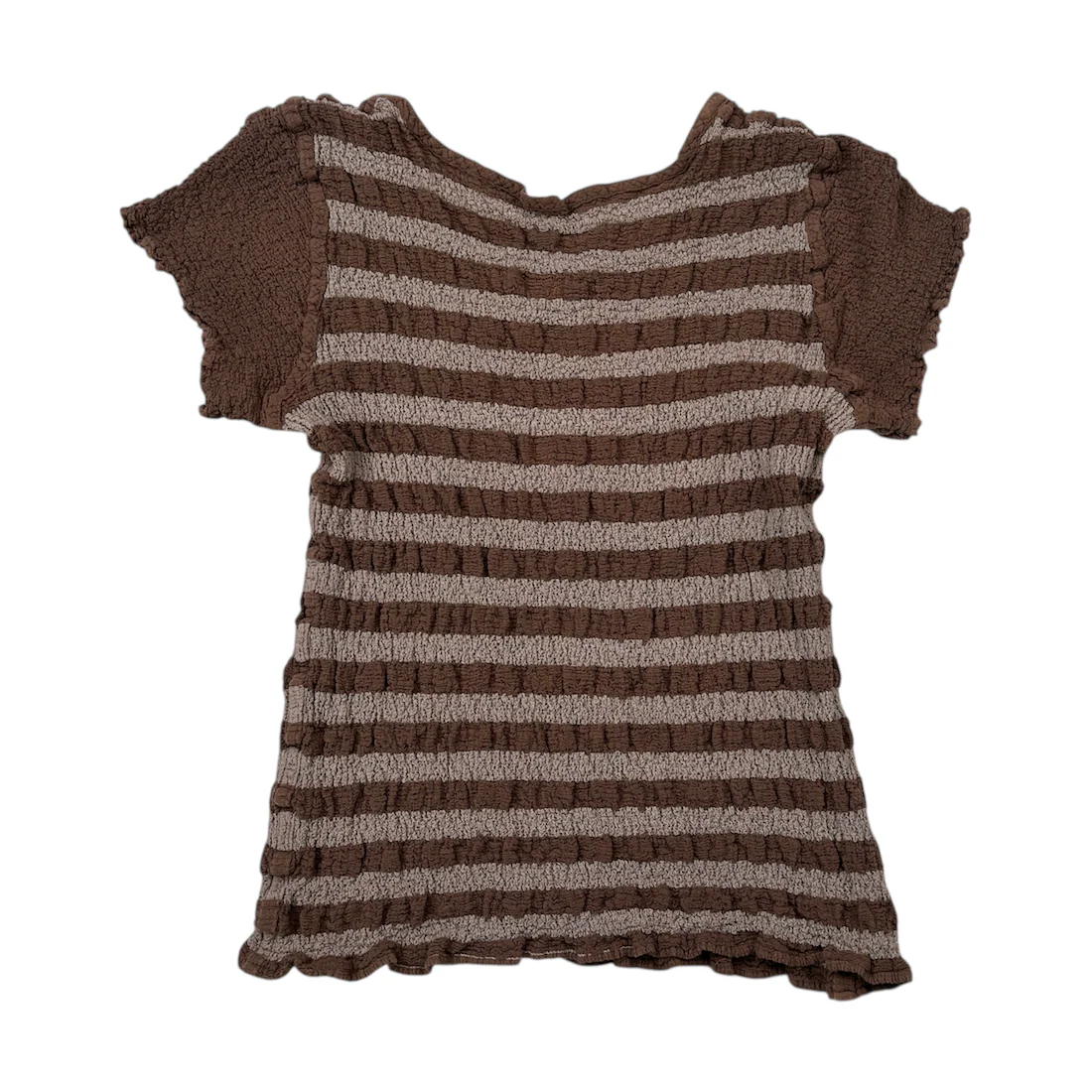 ISSEY MIYAKE ME CAULIFLOWER STRIPED T-SHIRT - Image 3