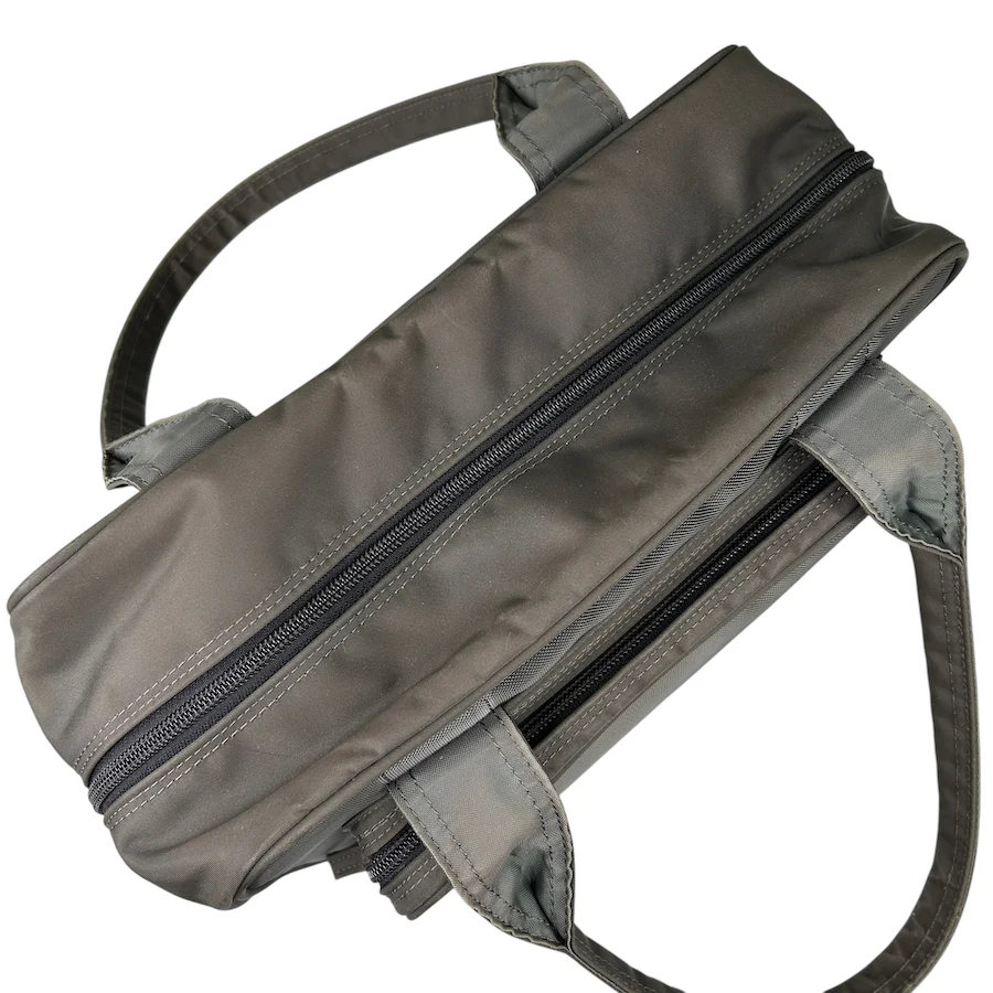 ISSEY MIYAKE MESH & NYLON TOP HANDLE BAG - Image 4