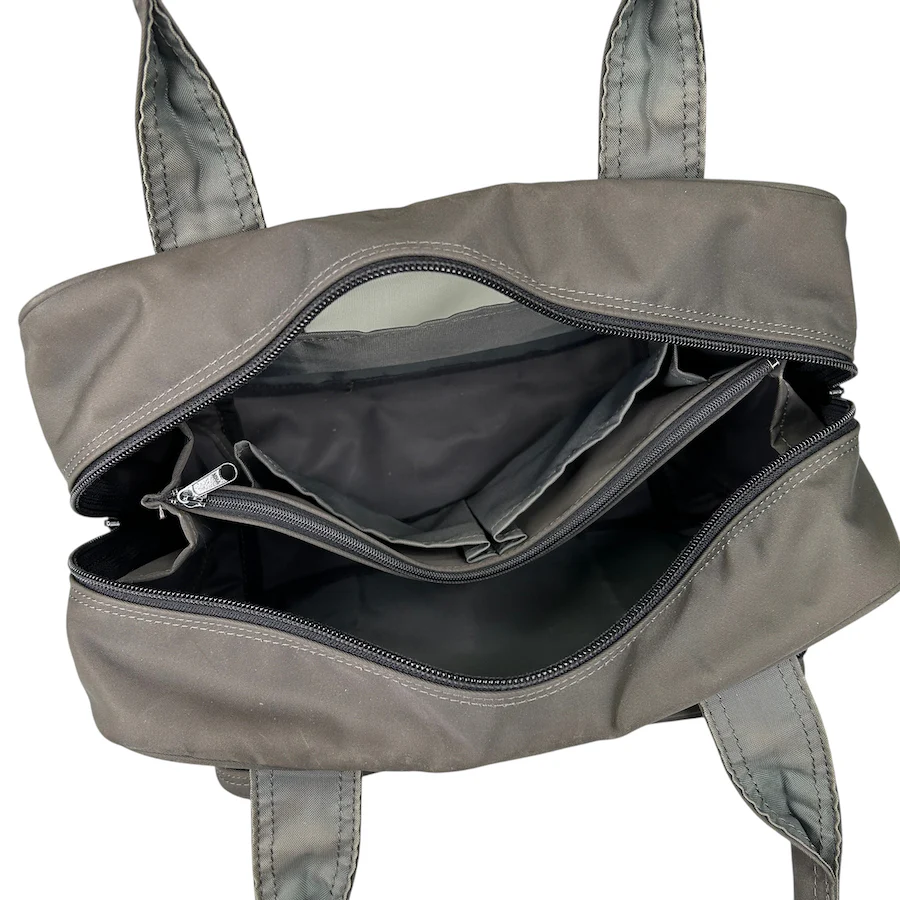 ISSEY MIYAKE MESH & NYLON TOP HANDLE BAG - Image 5