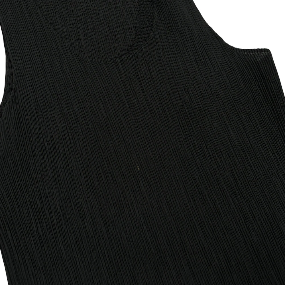 ISSEY MIYAKE PLEATED TANK TOP - BLACK - Image 2