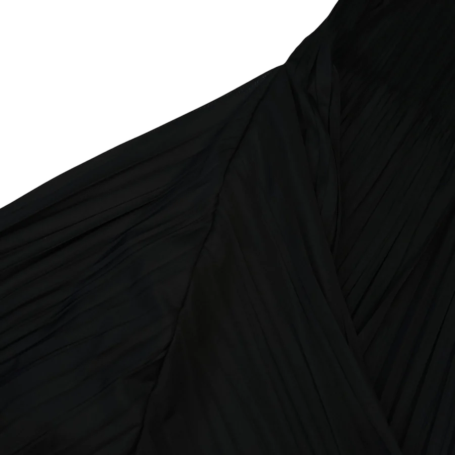 ISSEY MIYAKE PLEATS PLEASE ASYMMETRICAL SKIRT - BLACK - Image 3