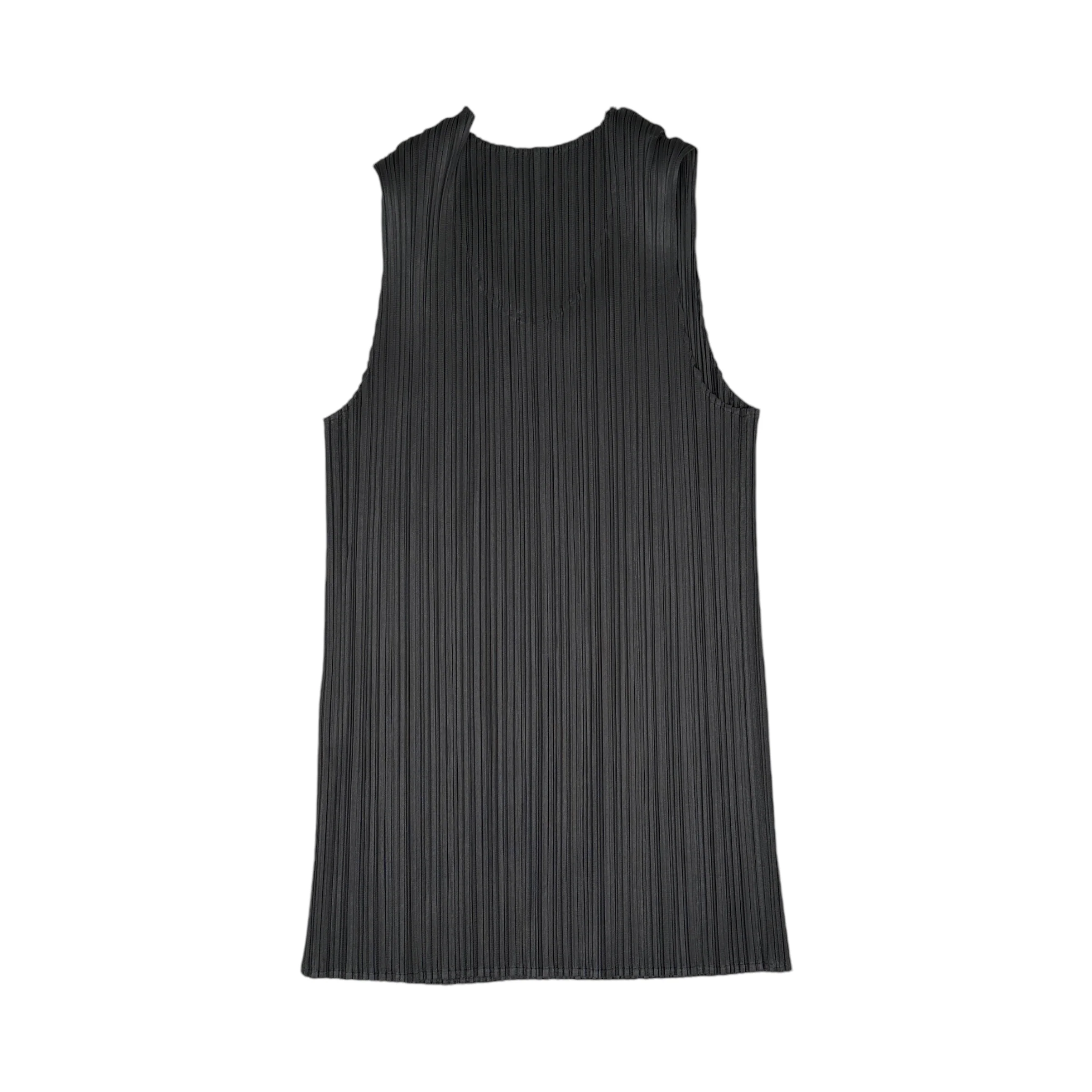 ISSEY MIYAKE PLEATS PLEASE GREY TANK TOP - Image 2