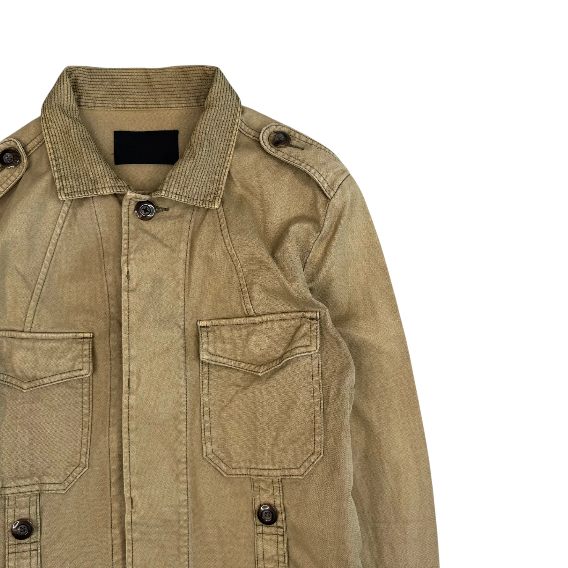 JUNHASHIMOTO OVERSHIRT JACKET - BIEGE - Image 3