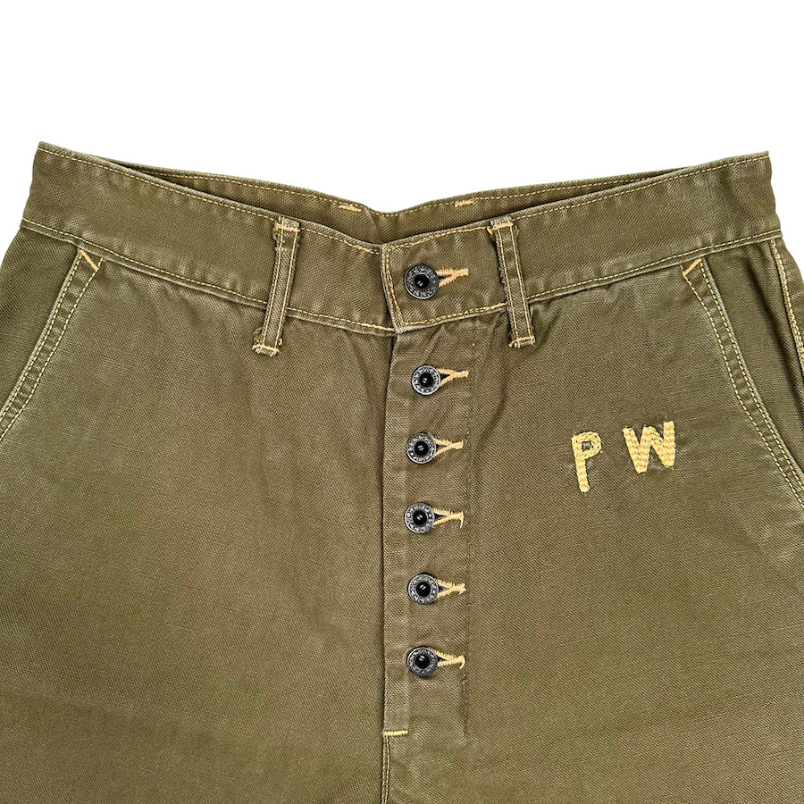 KAPITAL "P.W" PANTS - ARMY GREEN - Image 3