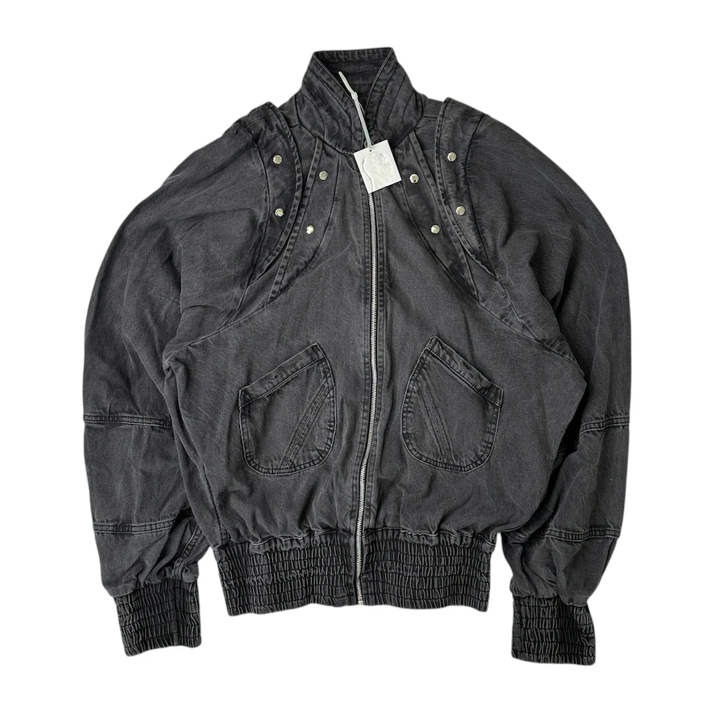 KYONJIR ARMOR BOMBER JACKET - GREY
