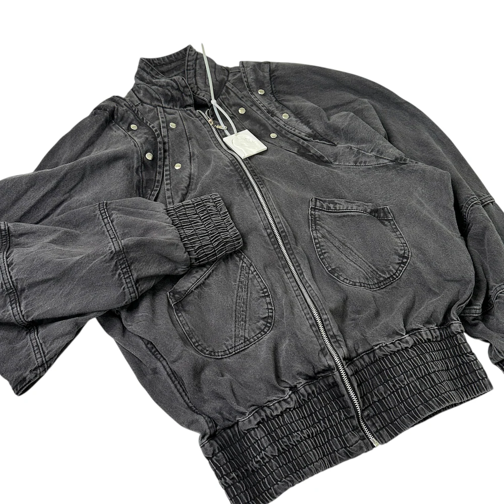 KYONJIR ARMOR BOMBER JACKET - GREY - Image 3