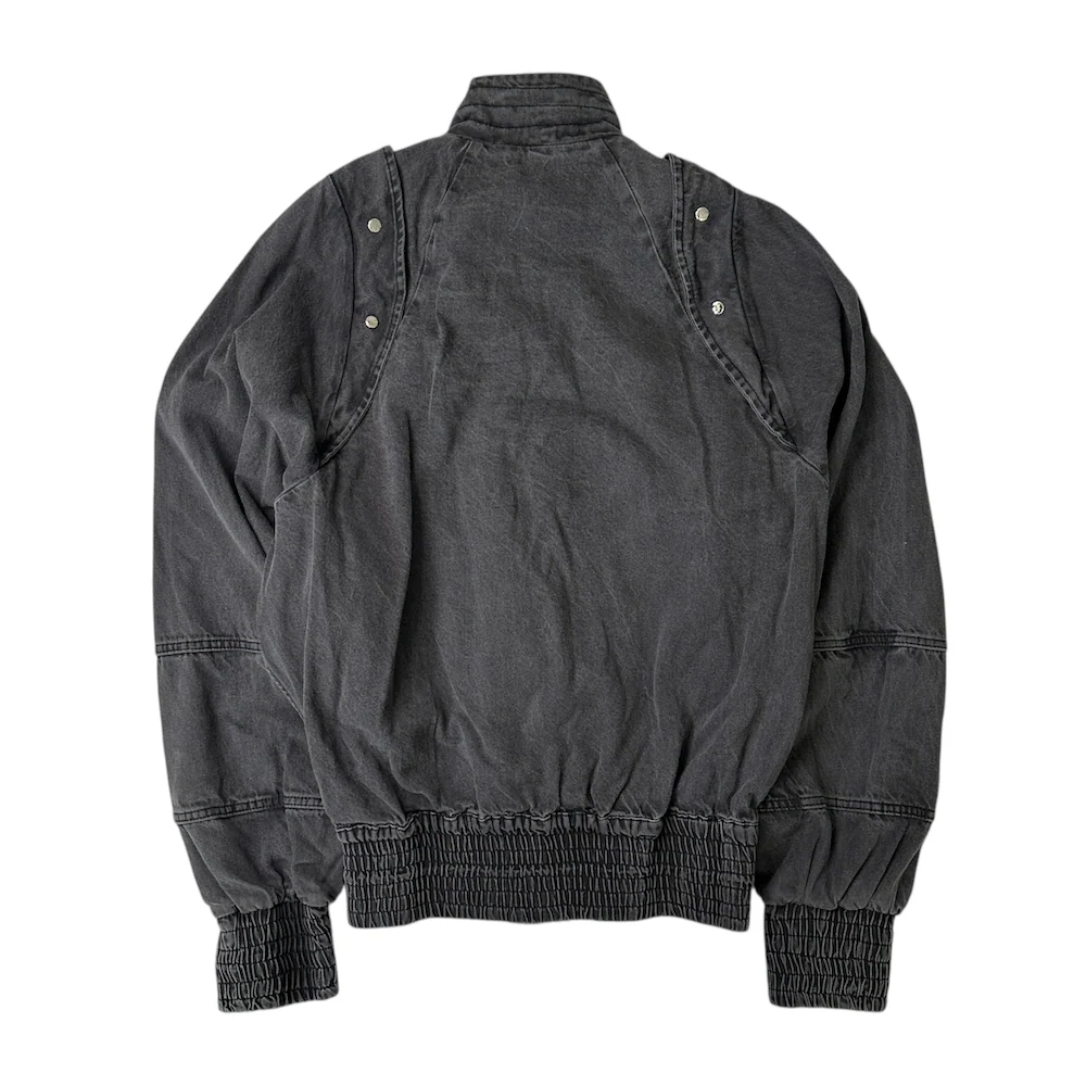 KYONJIR ARMOR BOMBER JACKET - GREY - Image 5