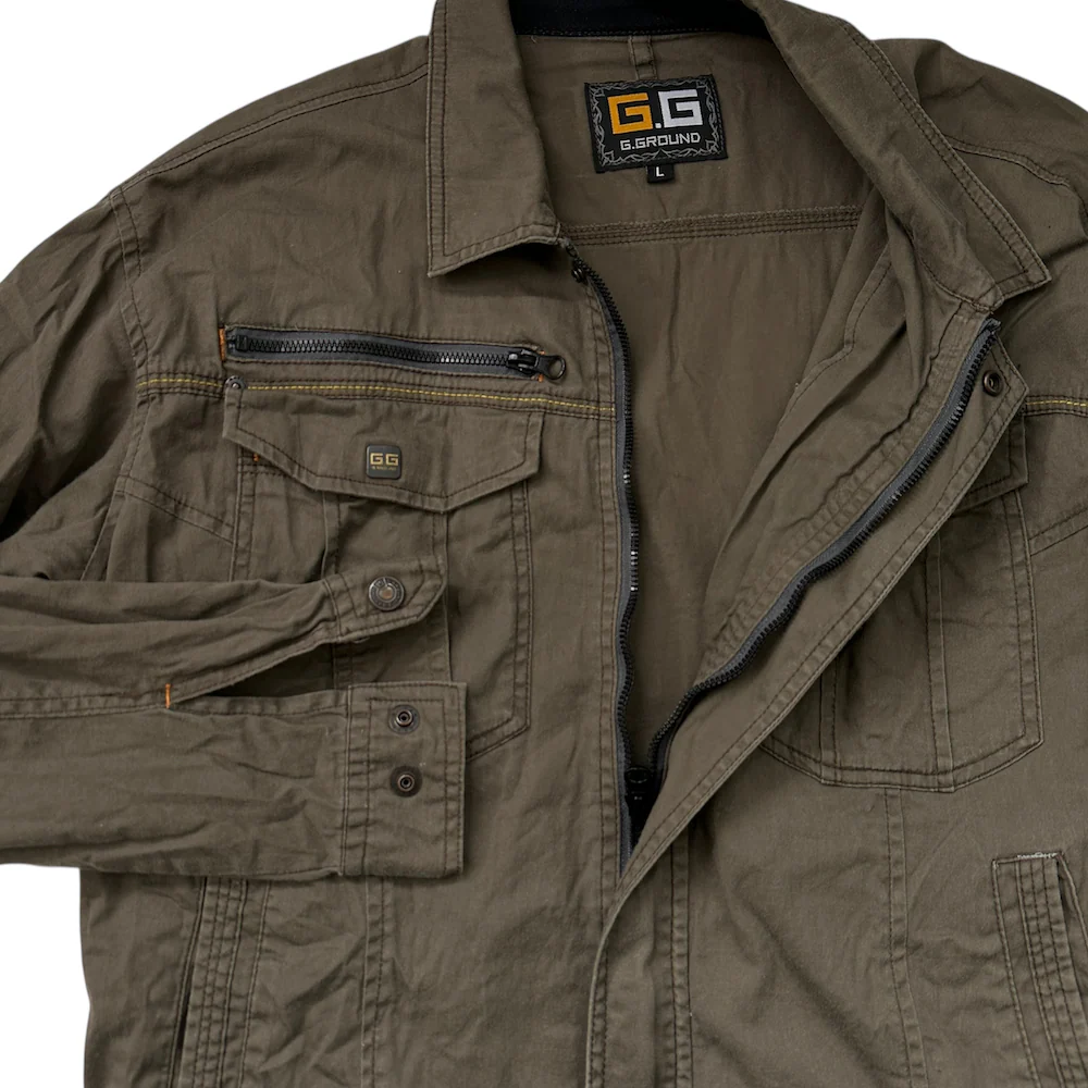 (L) G.GROUND JAPANESE WORKWEAR JACKET - Image 3