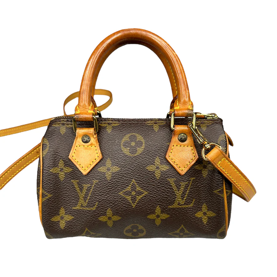 LOUIS VUITTON NANO SPEEDY BAG W/ CROSSBODY STRAP TH0935 - Image 2