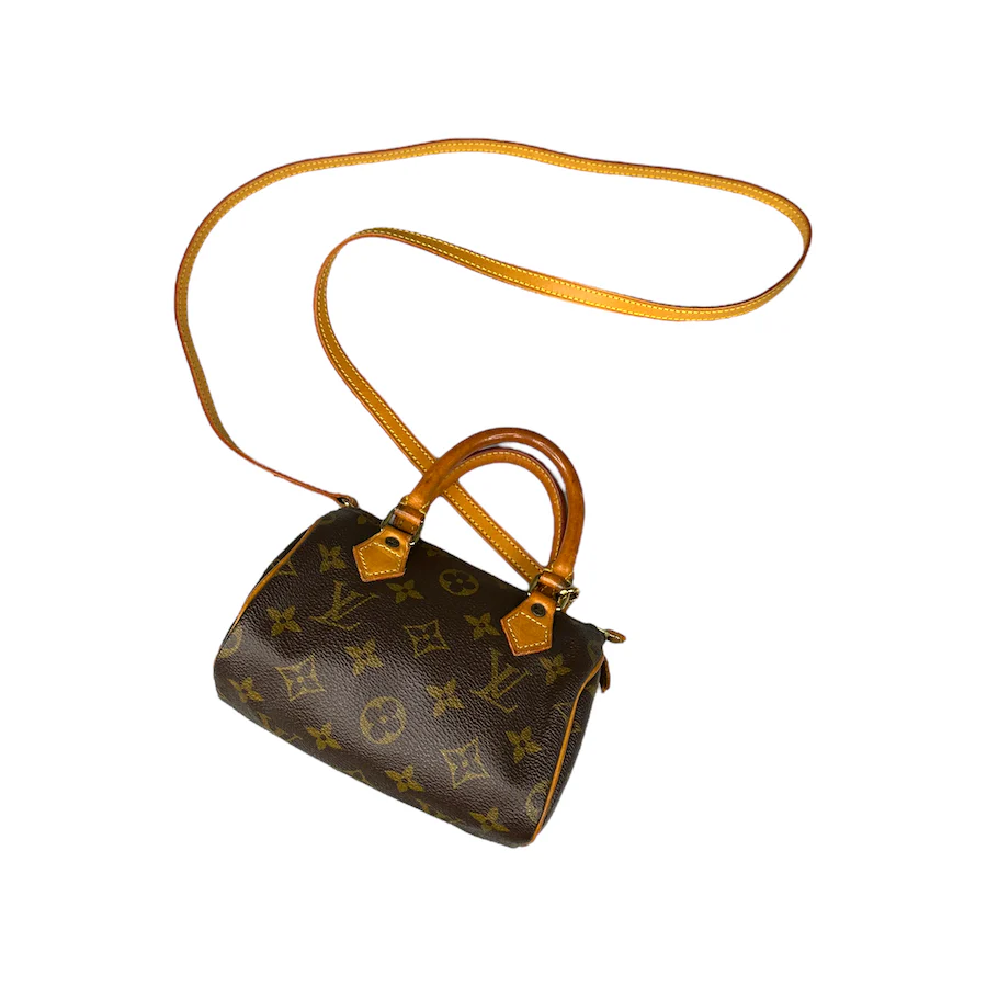 LOUIS VUITTON NANO SPEEDY BAG W/ CROSSBODY STRAP TH0935 - Image 3