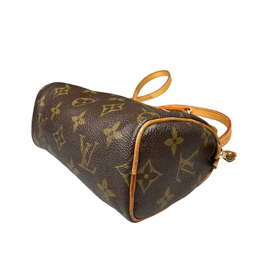 LOUIS VUITTON NANO SPEEDY BAG W/ CROSSBODY STRAP TH0935 - Image 5