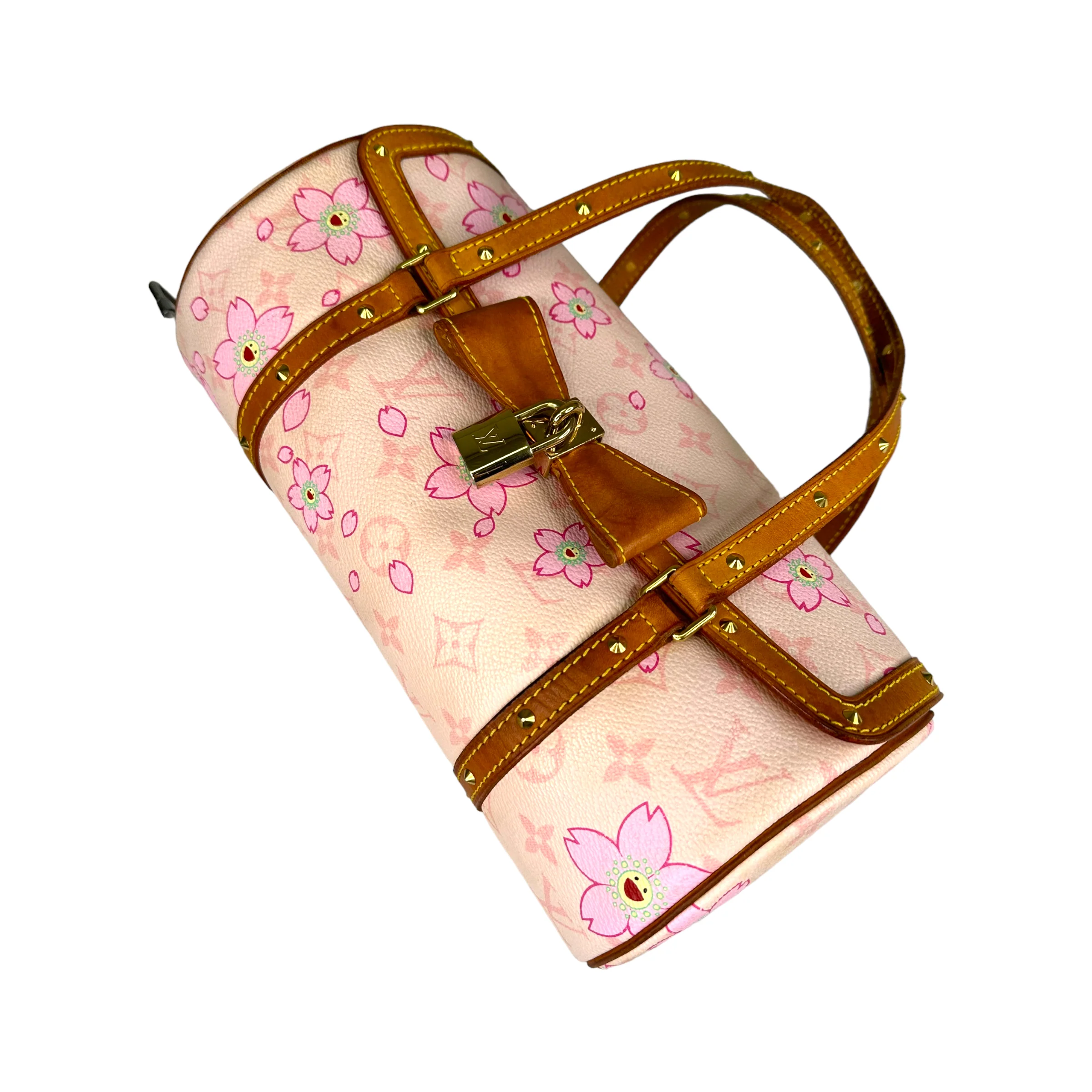 LOUIS VUITTON X TAKASHI MURAKAMI PINK PAPILLION 30 CHERRY BLOSSOM - Image 4