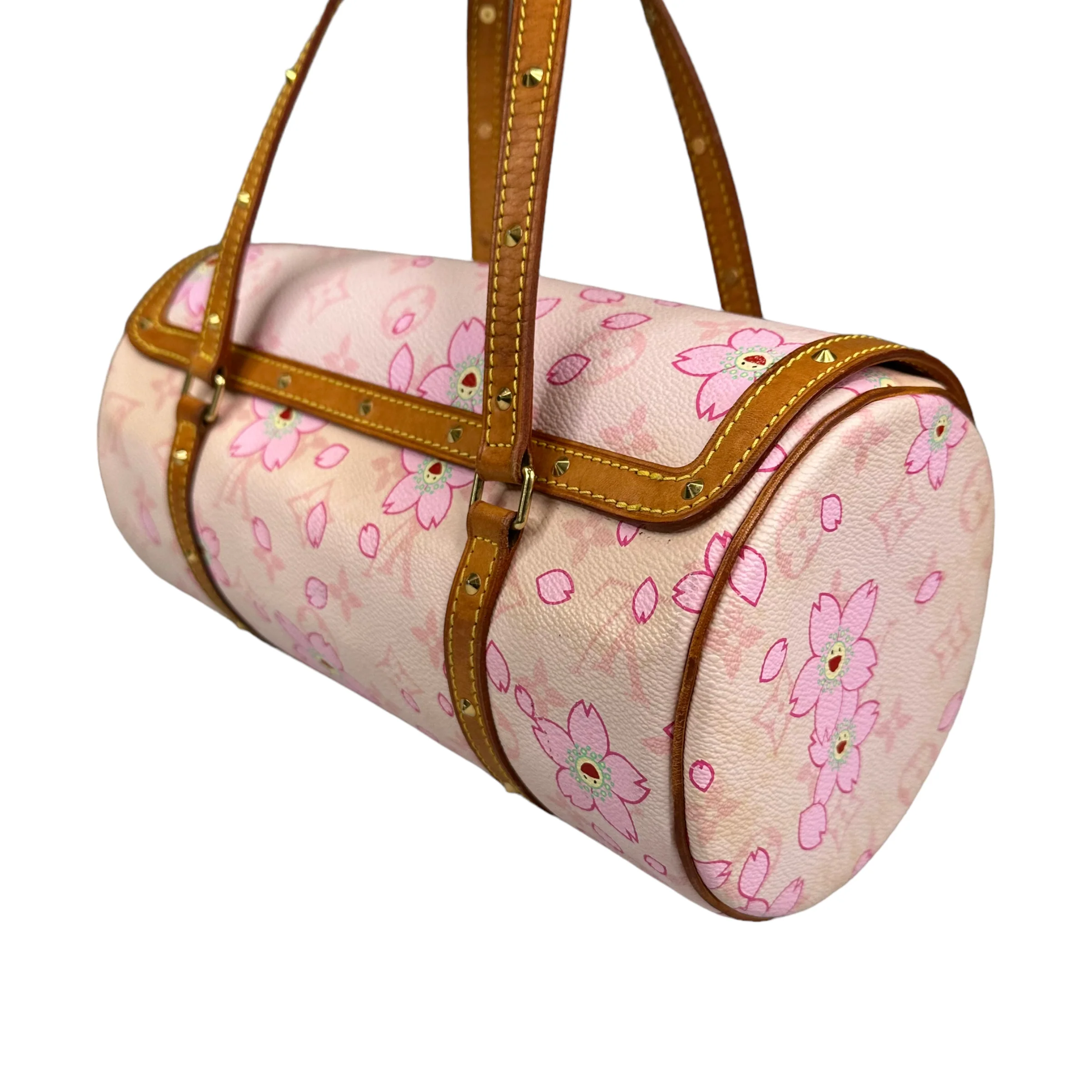 LOUIS VUITTON X TAKASHI MURAKAMI PINK PAPILLION 30 CHERRY BLOSSOM - Image 5