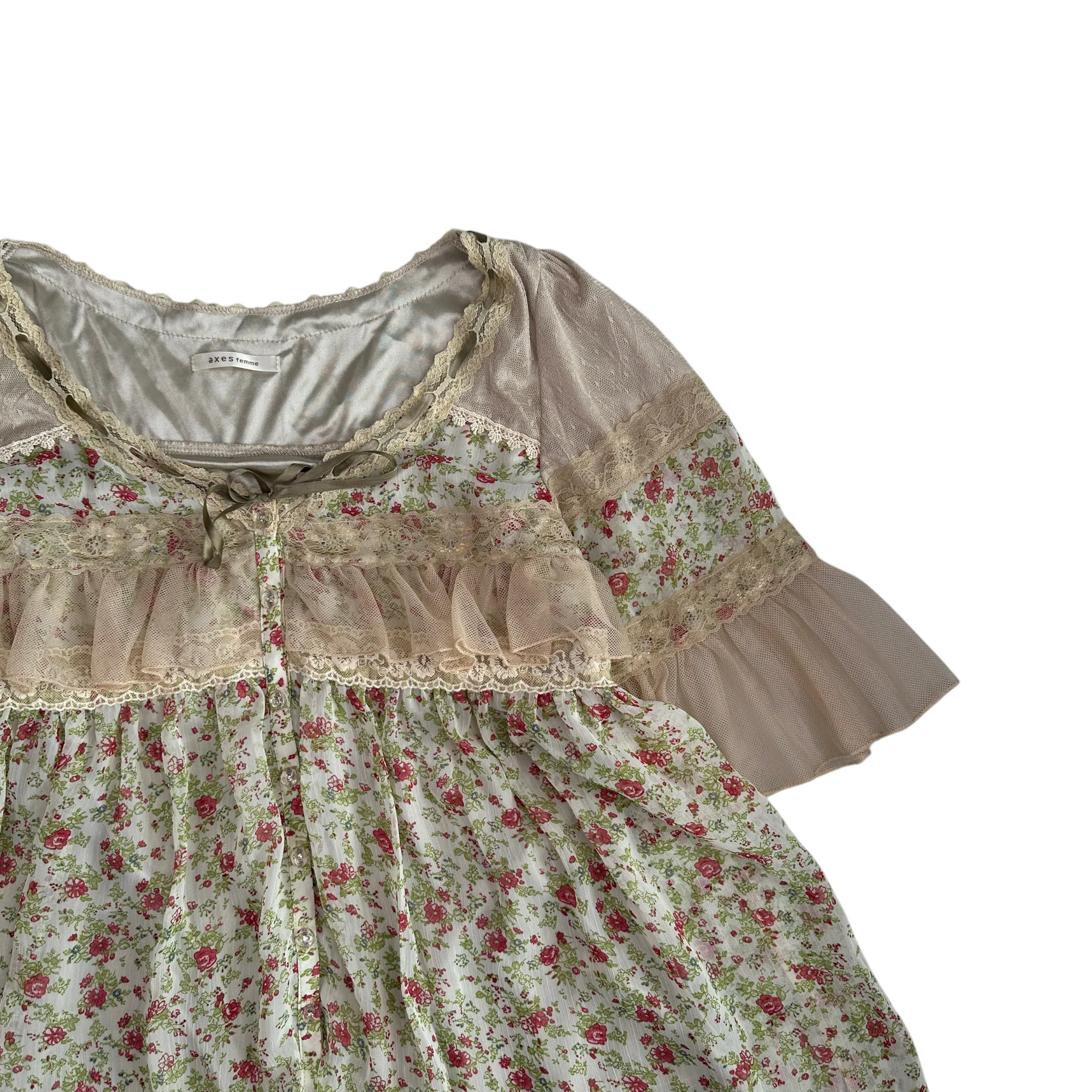 (M) AXES FEMME FLORAL BLOUSE - Image 3