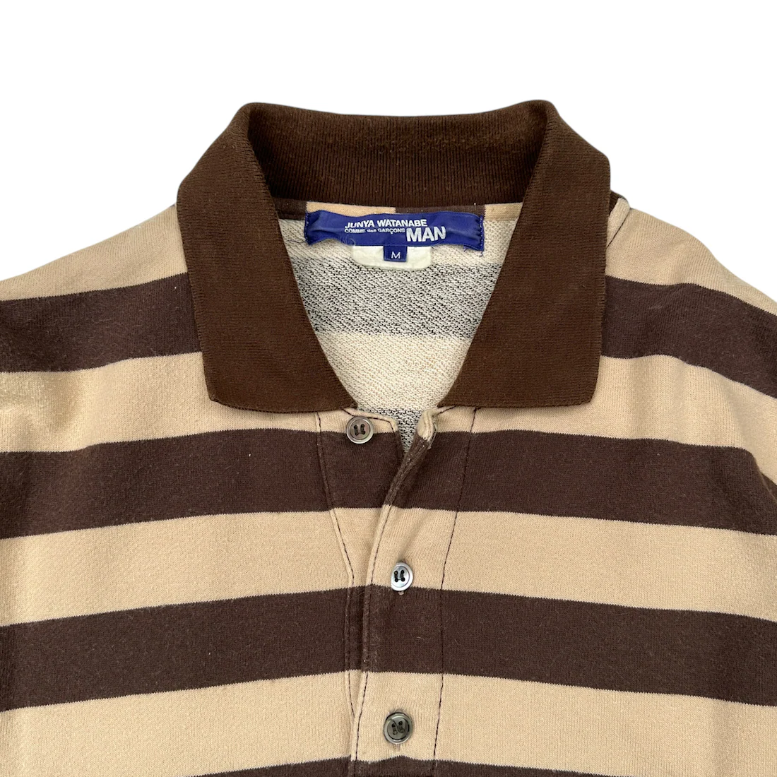 (M) CDG JUNYA WATANABE MAN 2005 STRIPED POLO - Image 2