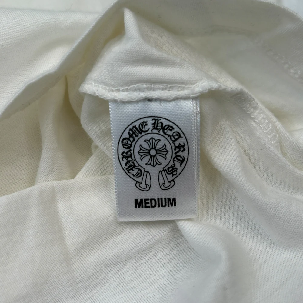 (M) CHROME HEARTS T-SHIRT - WHITE - Image 5