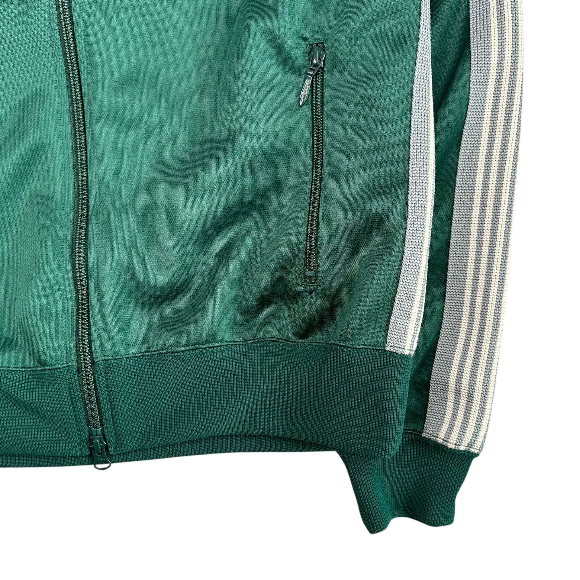 (M) NEEDLES POLY SMOOTH TRACK JACKET - GREEN - Image 4