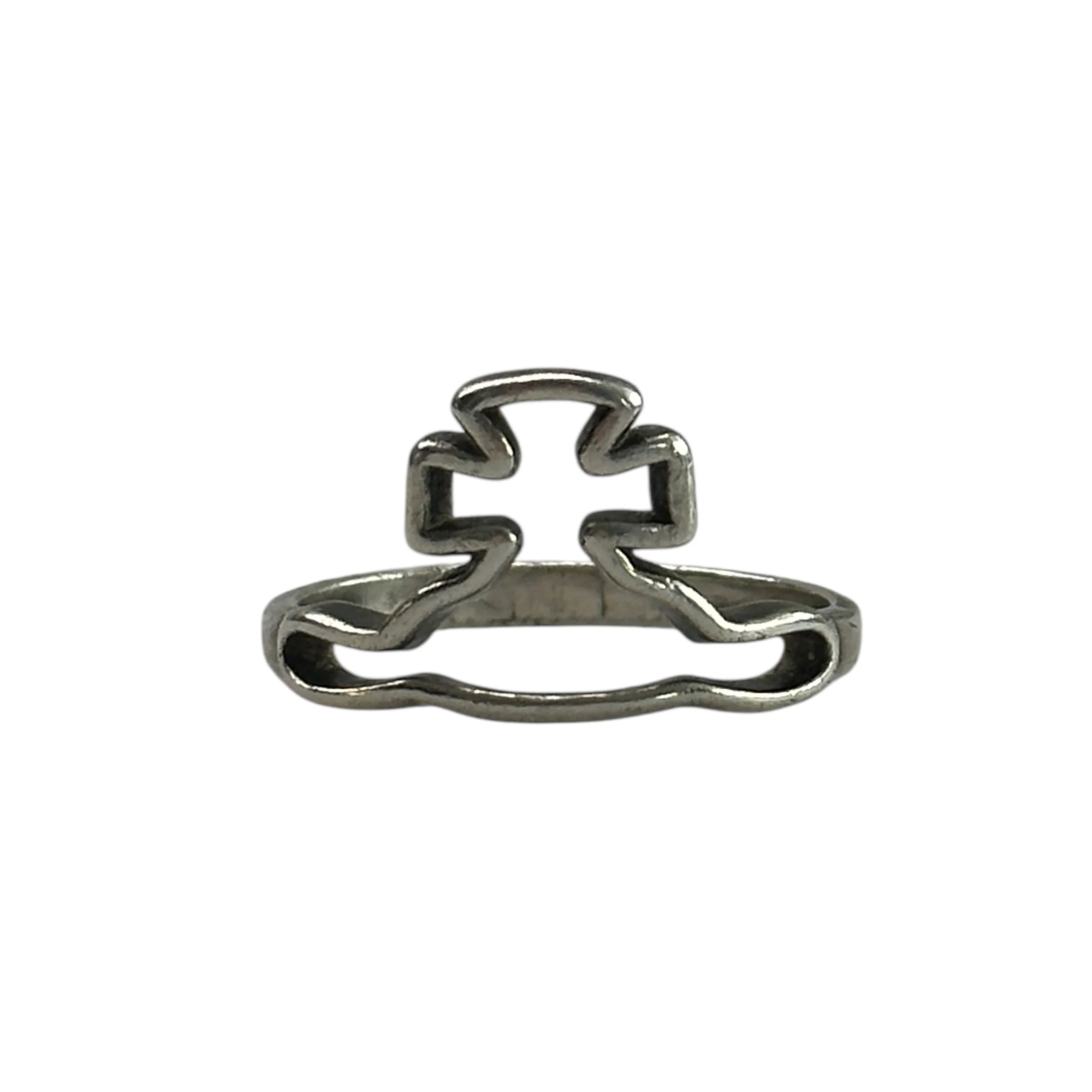 (M) VIVIENNE WESTWOOD STENCIL ORB RING - 925 SILVER - Image 3