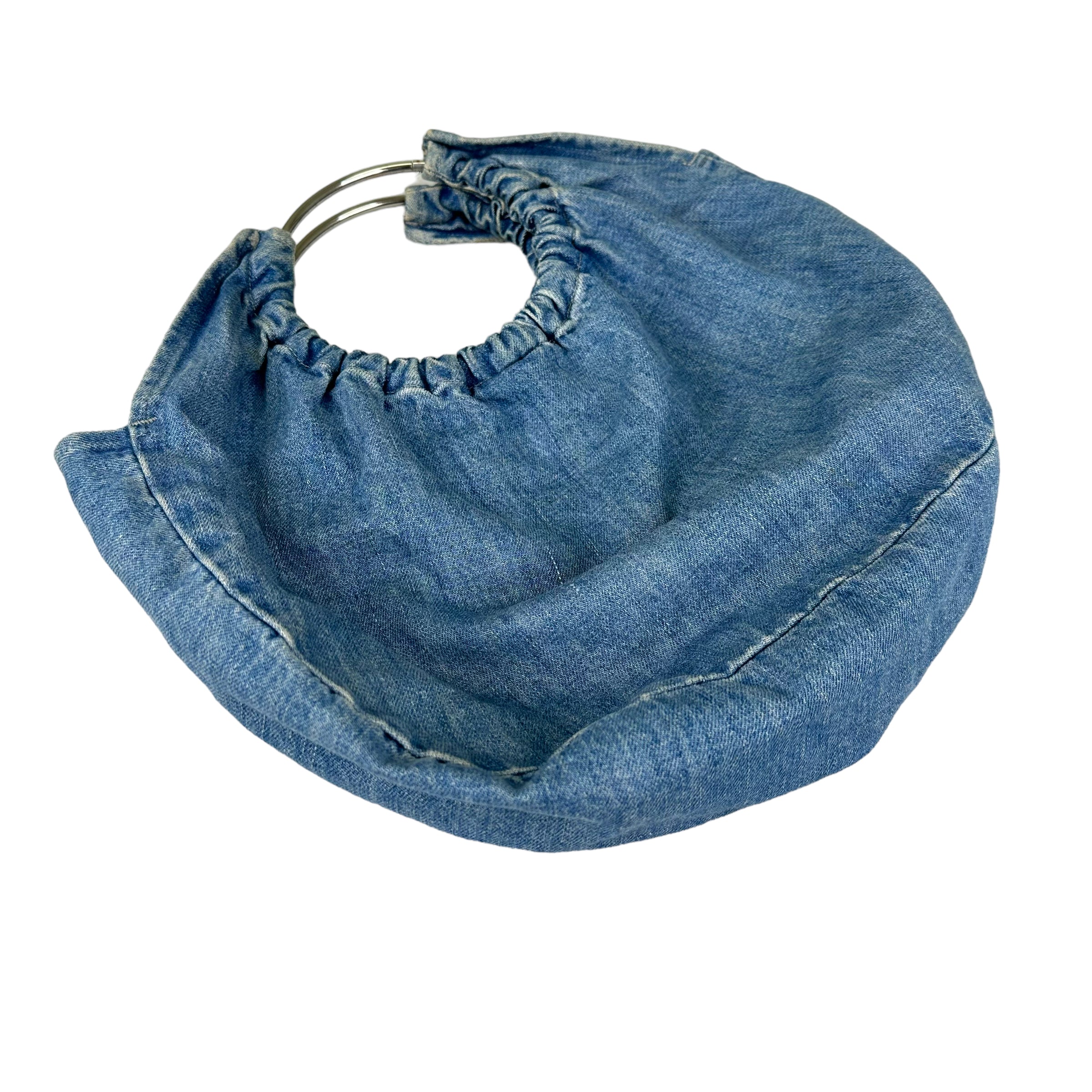 MAISON MARGIELA DENIM MINI HOBO BAG - Image 4