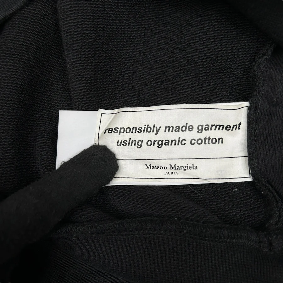 MAISON MARGIELA 14 ZIP HOODIE - BLACK - Image 4