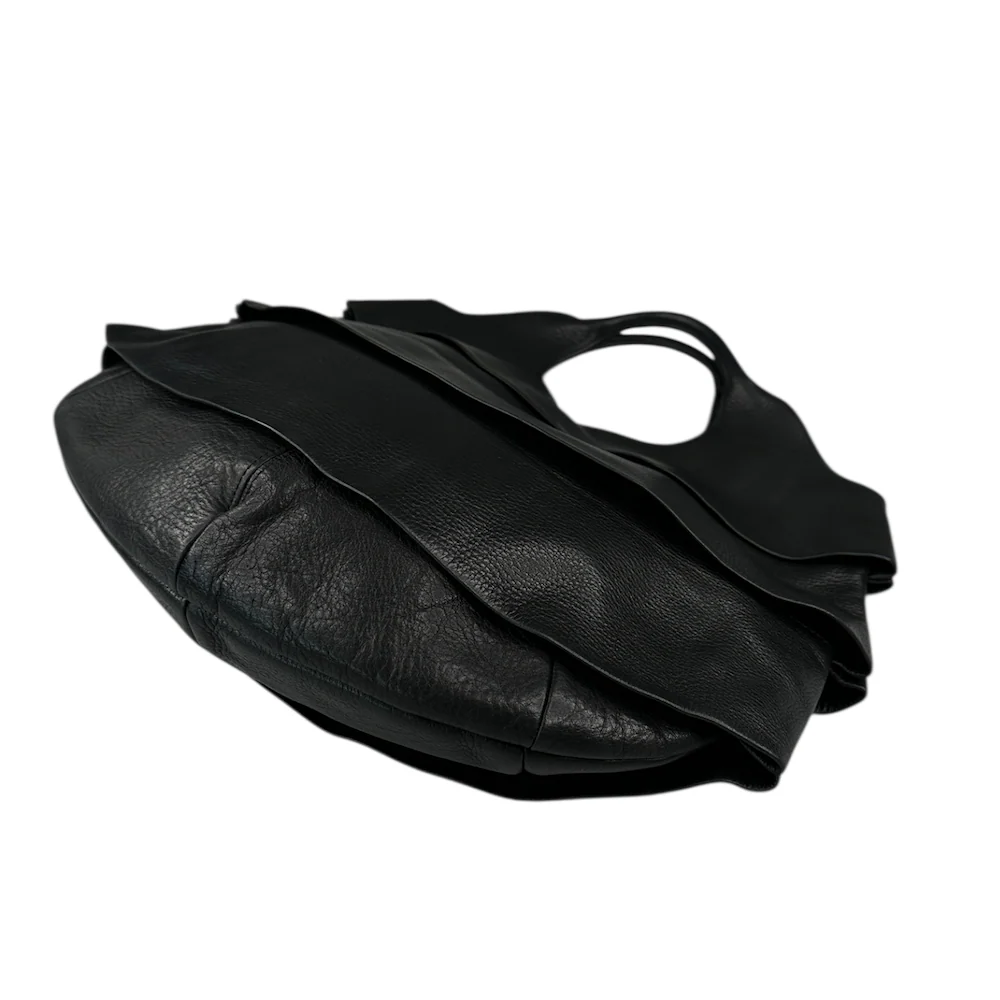 MICHIAMO CIRCULAR LEATHER SHOULDER BAG - Image 3
