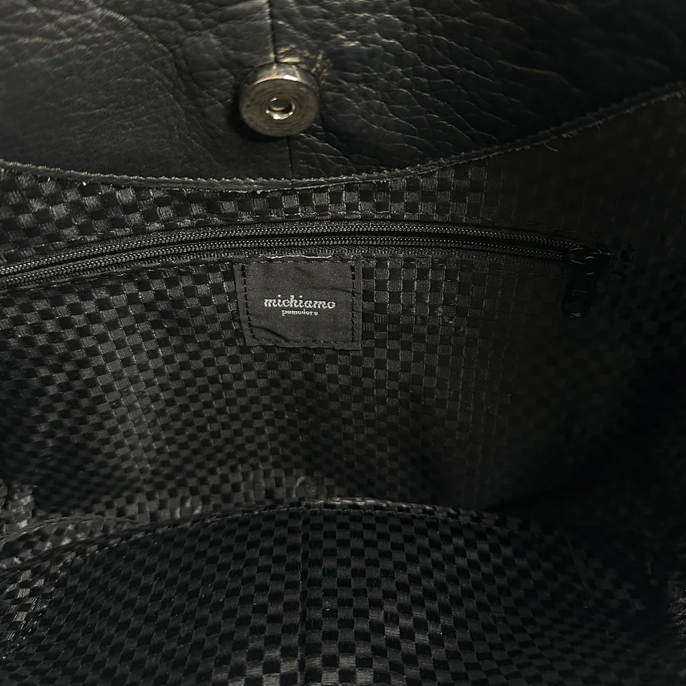 MICHIAMO CIRCULAR LEATHER SHOULDER BAG - Image 5