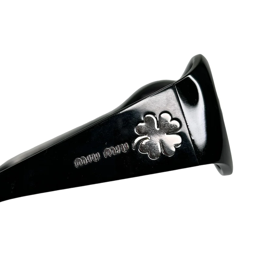 MIU MIU SMU13F SUNGLASSES - BLACK - Image 4