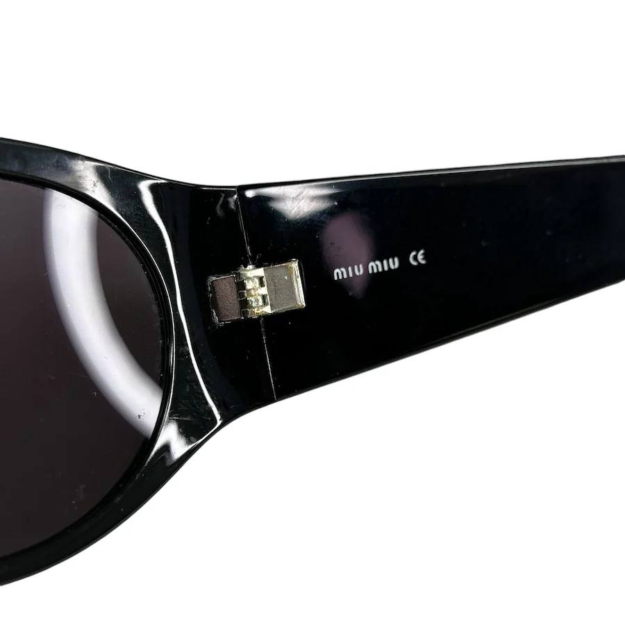 MIU MIU SMU13F SUNGLASSES - BLACK - Image 6