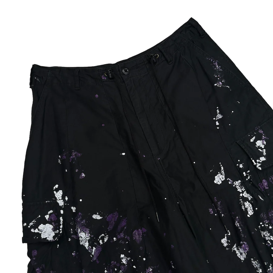 NEEDLES MUSEUM ARK EXCLUSIVE H.D BDU PAINT PANTS - BLACK - Image 3