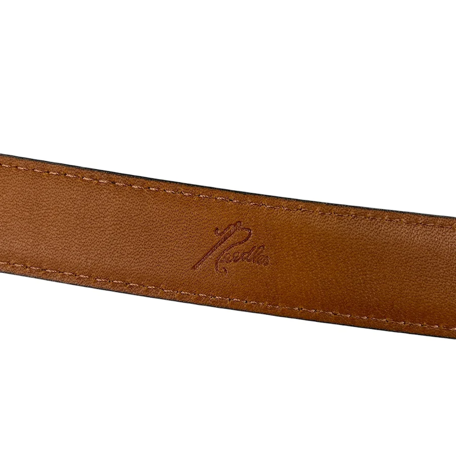 NEEDLES PAPILLON WESTERN TIP BELT - BROWN - Image 4