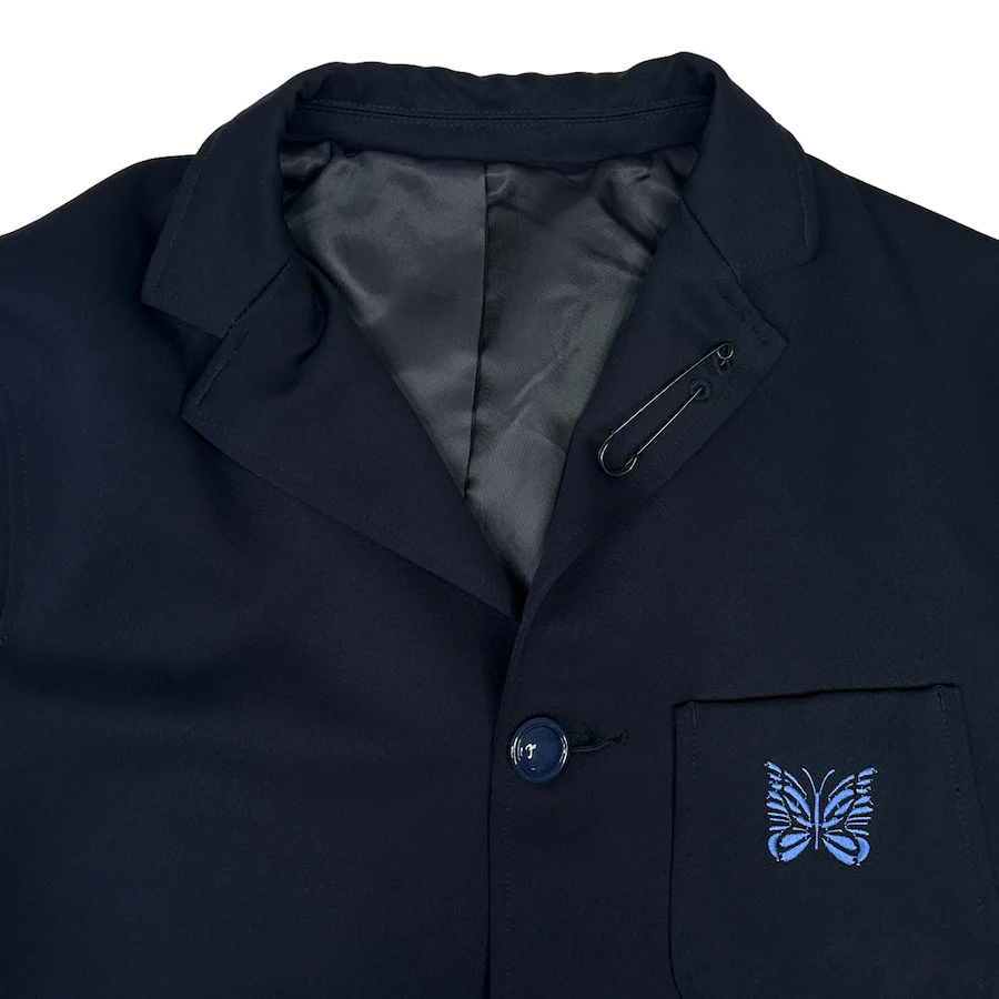 NEEDLES SAFETY PIN BLAZER W/ INTERCHANGEABLE BUTTONS - BLUE - Image 3
