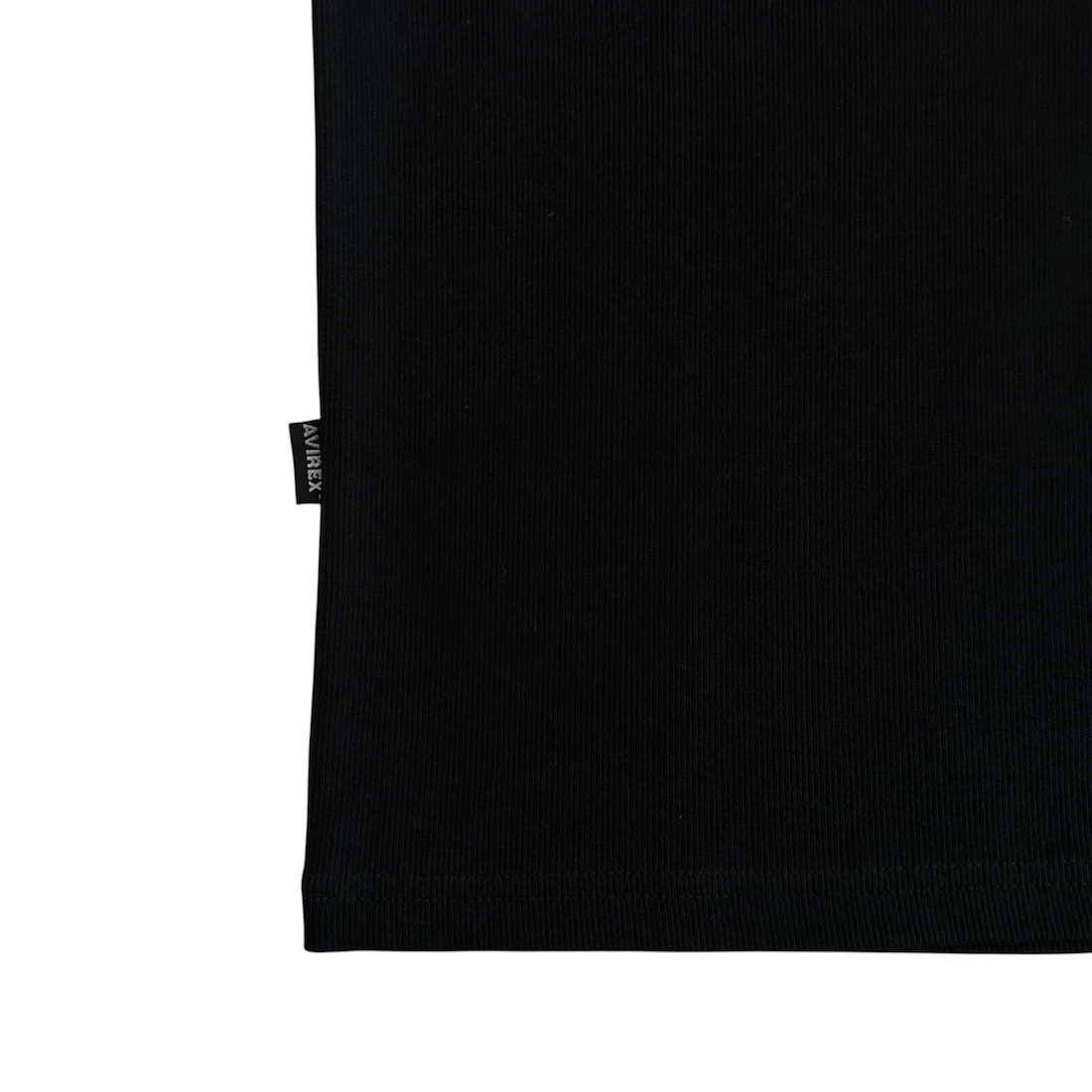 (NEW) AVIREX RIBBED EVERY DAY SHORT SLEEVE T-SHIRT - BLACK - Image 6