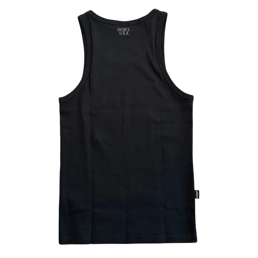 (NEW) AVIREX RIBBED EVERY DAY TANK TOP - BLACK - Image 2