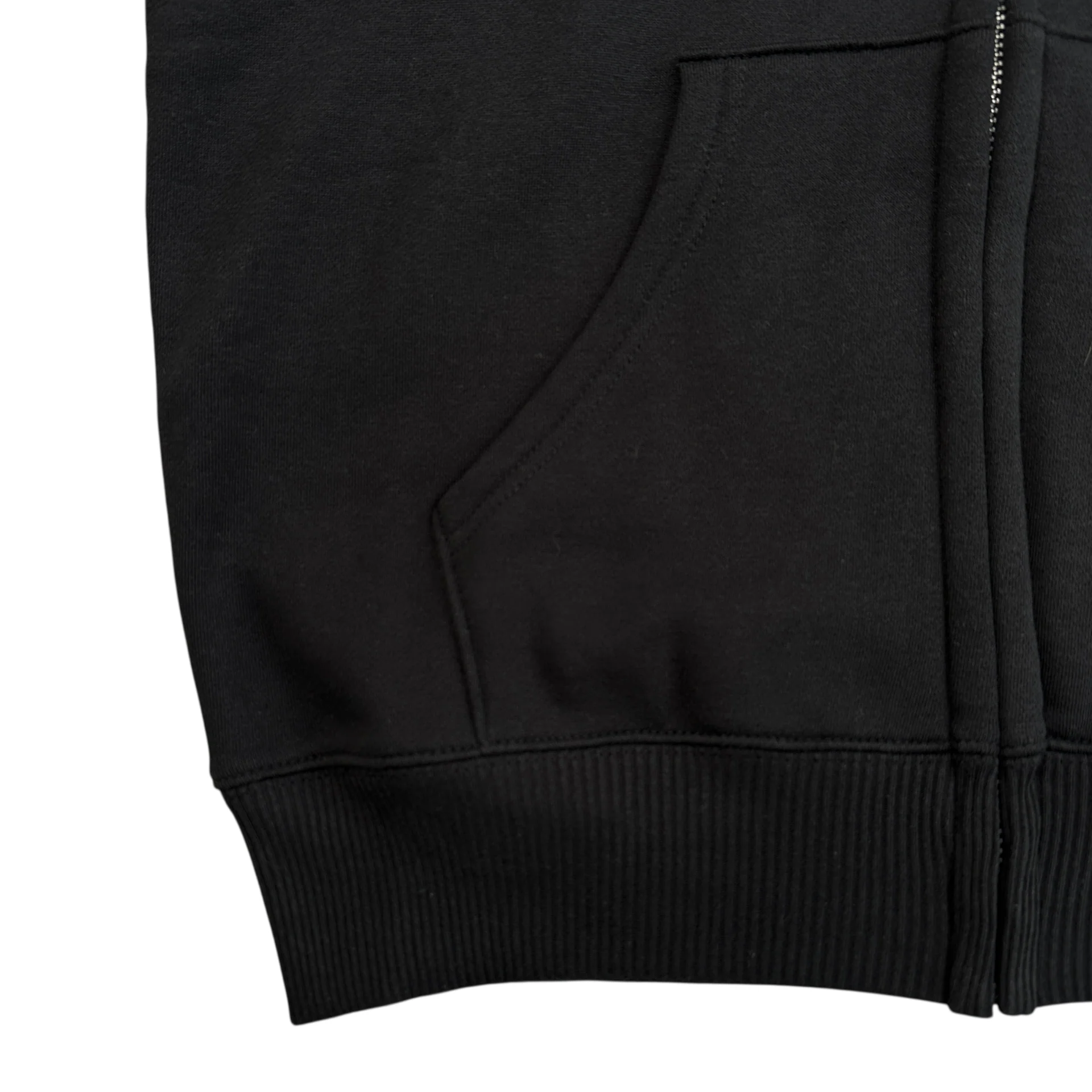 (NEW) AVIREX LOGO ZIP HOODIE - BLACK - Image 4
