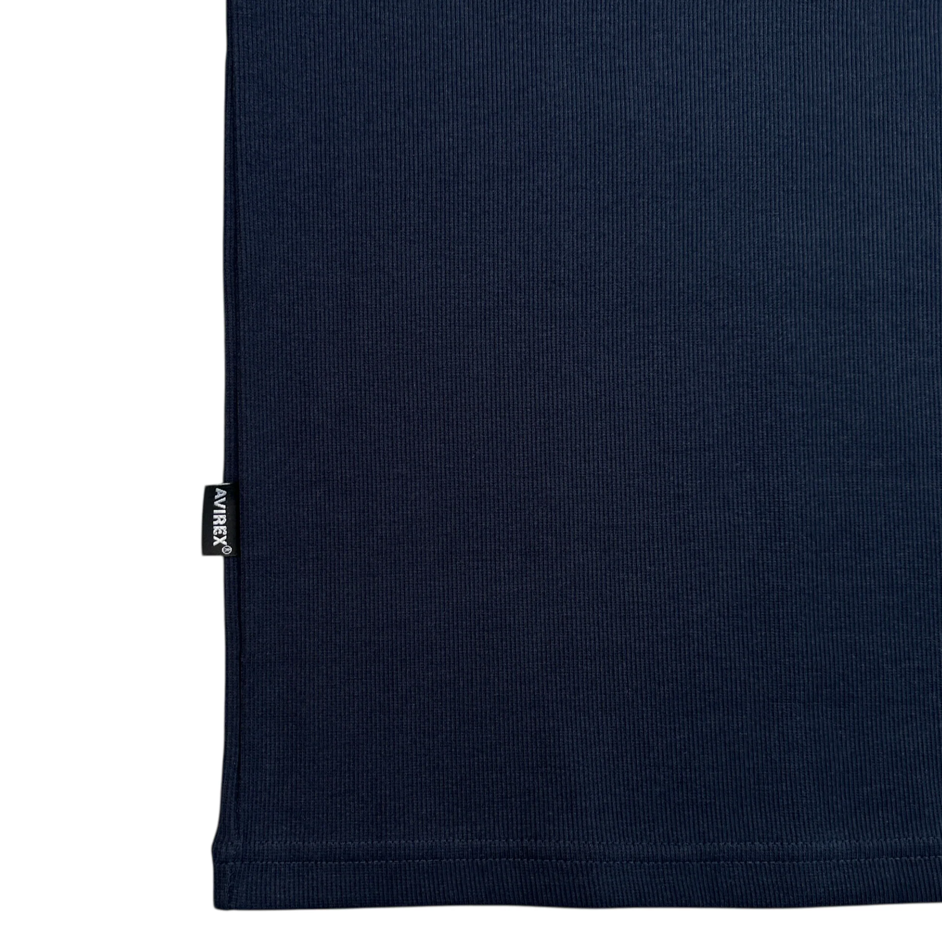 (NEW) AVIREX RIBBED EVERY DAY T-SHIRT - NAVY - Image 4