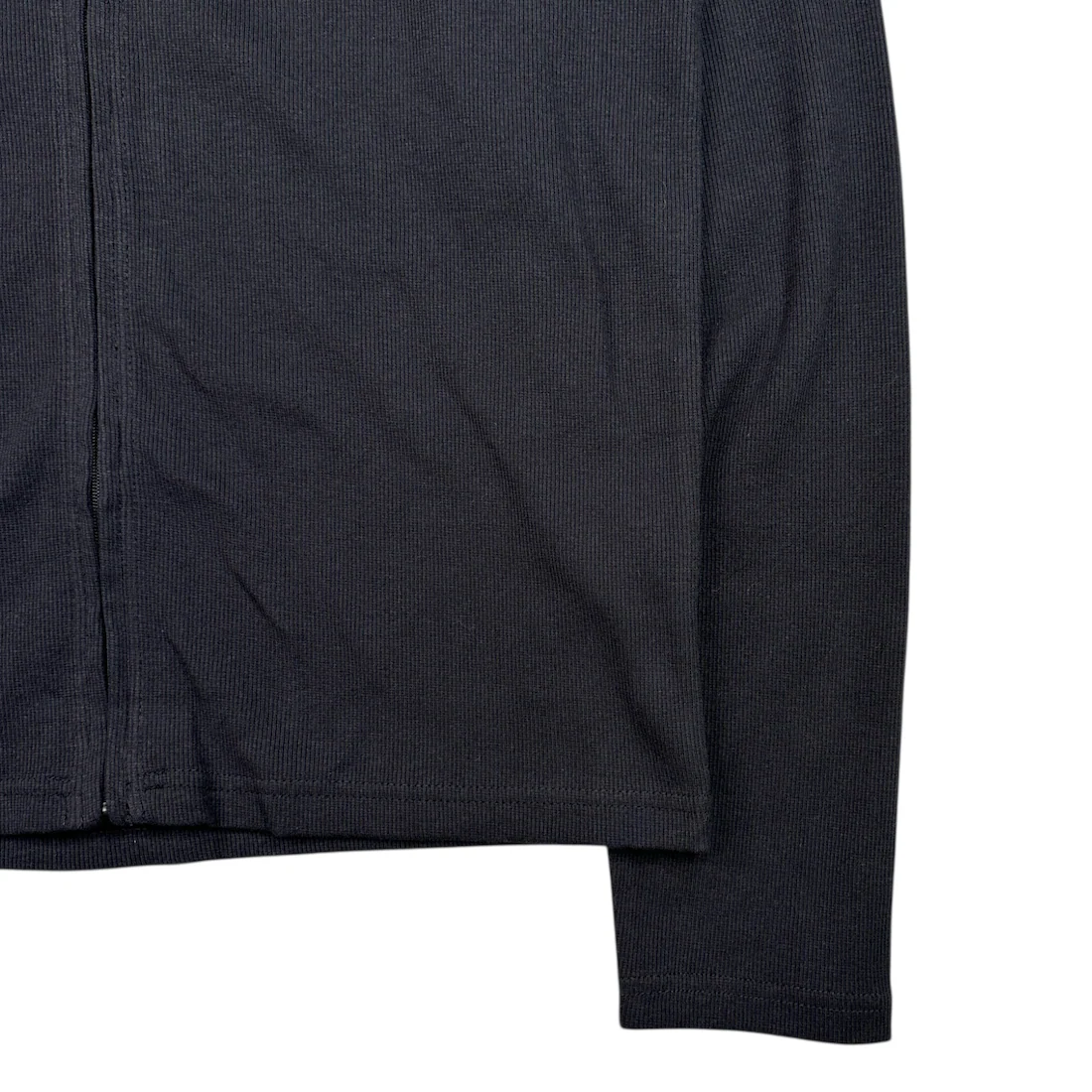 (NEW) AVIREX RIBBED EVERY DAY ZIP UP - BLACK - Image 4