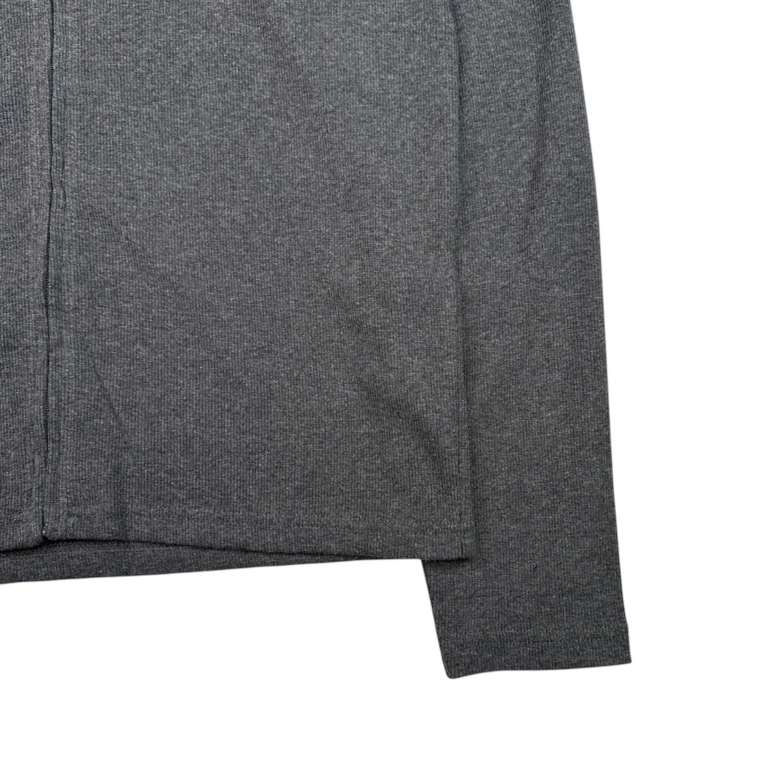 (NEW) AVIREX RIBBED EVERY DAY ZIP UP - CHARCOAL - Image 4