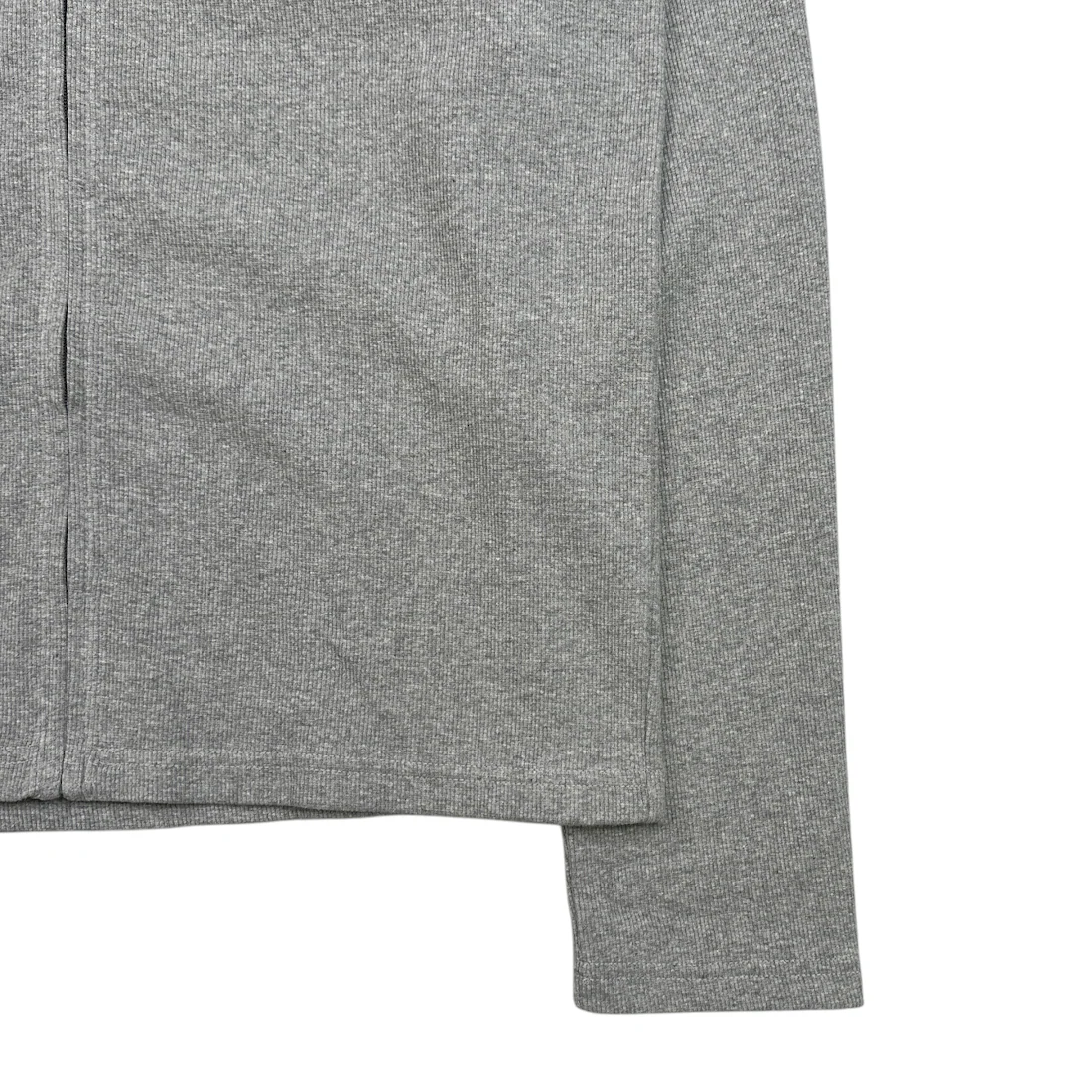 (NEW) AVIREX RIBBED EVERY DAY ZIP UP - GREY - Image 4