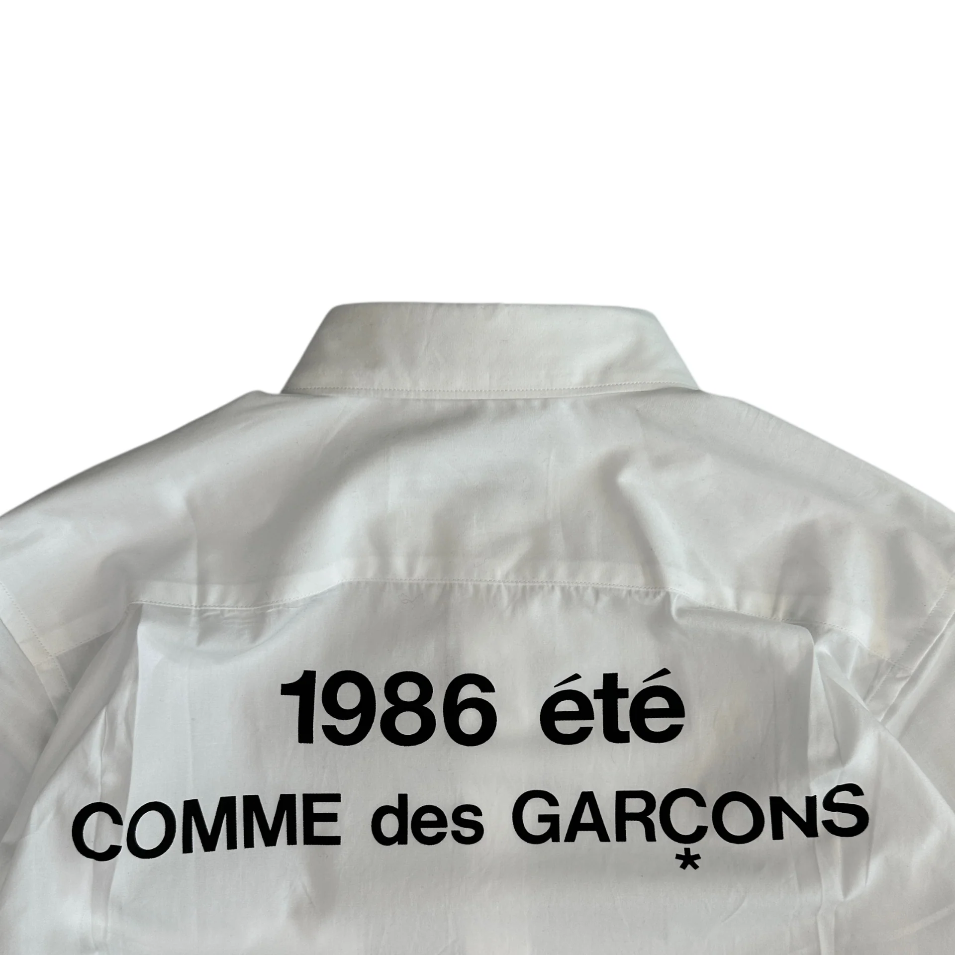 (NEW) COMME DES GARCONS 1986 ETE SHIRT - WHITE - Image 4